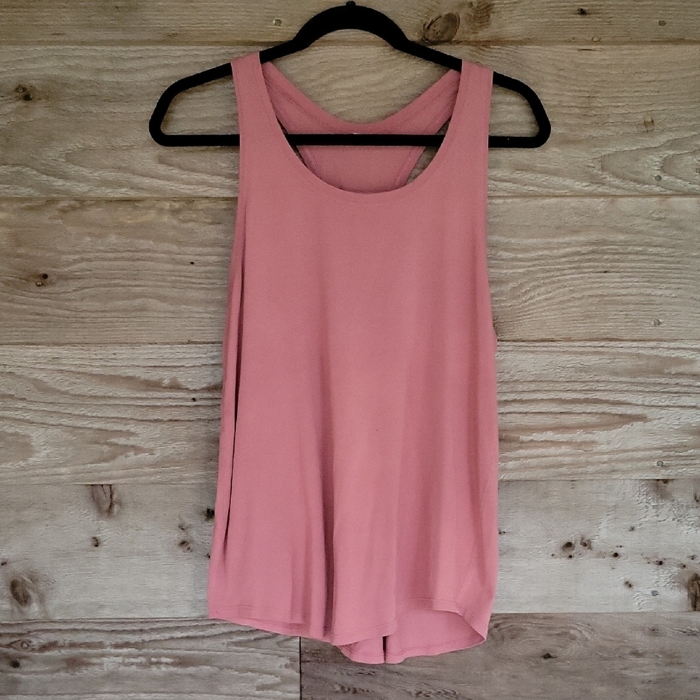 Lululemon Size 4 Moss Rose Love Tank Pleated Sleeveless Top